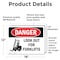 Signmission Look Out For Forklifts, 18 in W x Rectangle, Vinyl Decal OS-2PACK-DS-D-1218-L-1440 - alternate 6